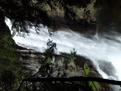 Being in the Mist Trail was the best air conditioning     ever! Great veiwpoint/rest stop